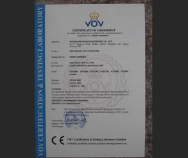 質量(liang)評估合(he)格證書(shu)